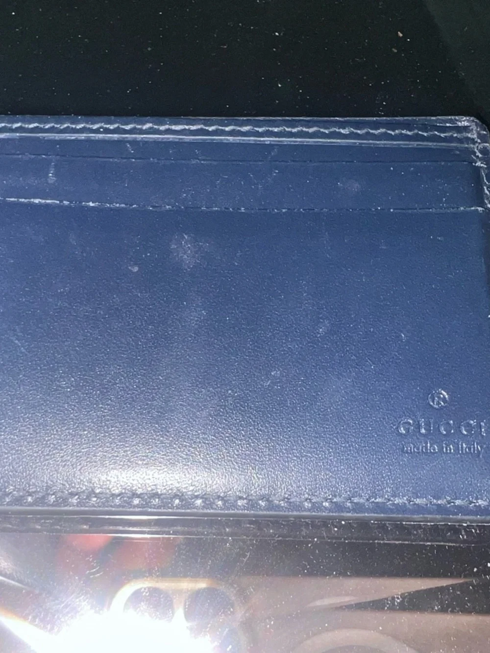 Gucci Black Embossed GG Leather Bifold - Picture 2 of 4